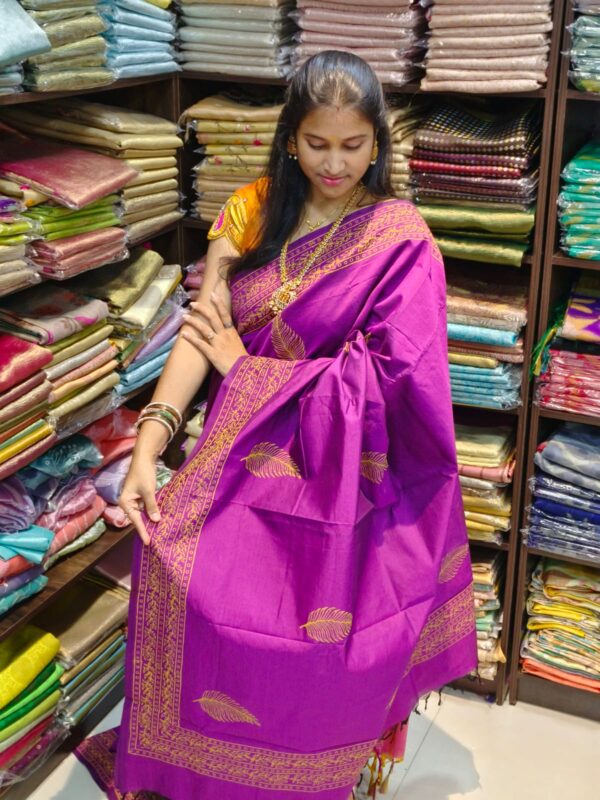 Authentic Southcotton handblock Printed Saree