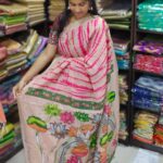 Linen jute cotton sarees