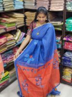 Linen jute cotton sarees