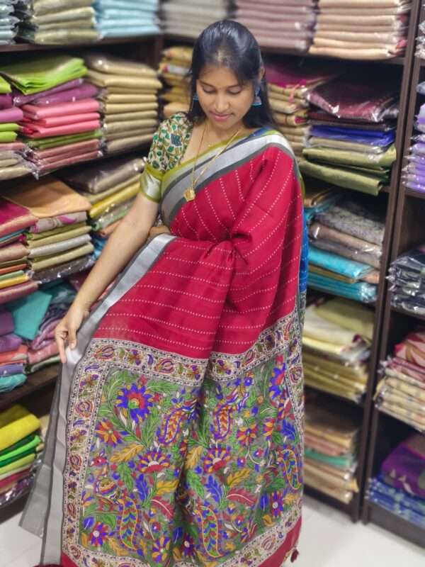 Premium Jute Tussar Silk Sarees