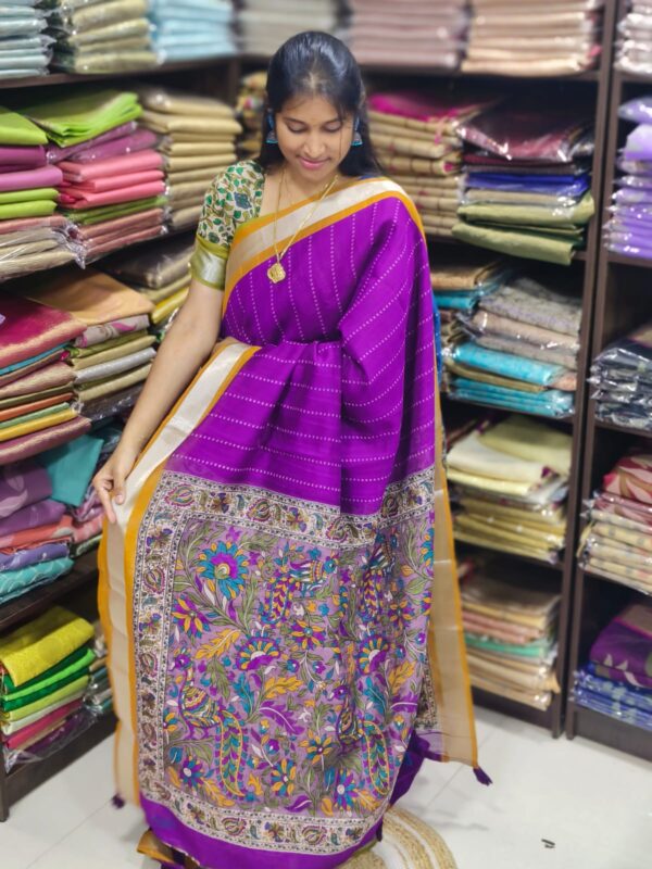 Premium Jute Tussar Silk Sarees