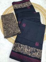 Authentic Southcotton handblock Printed Saree - Image 3
