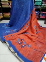 Linen jute cotton sarees - Image 4