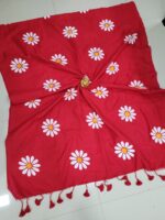 Sun Flower Khadi Cotton Sarees - Image 2