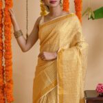 Kerala Onam Zari Kattam Saree