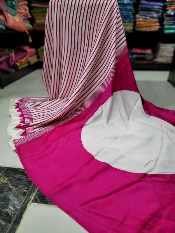 Ajrakh Modal Silk Sarees