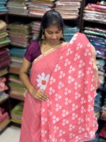 Linen jute cotton sarees - Image 3