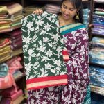 Authentic Mangalagiri Cotton  Saree