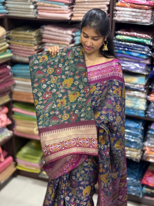 Authentic Kalamkari Silk Saree