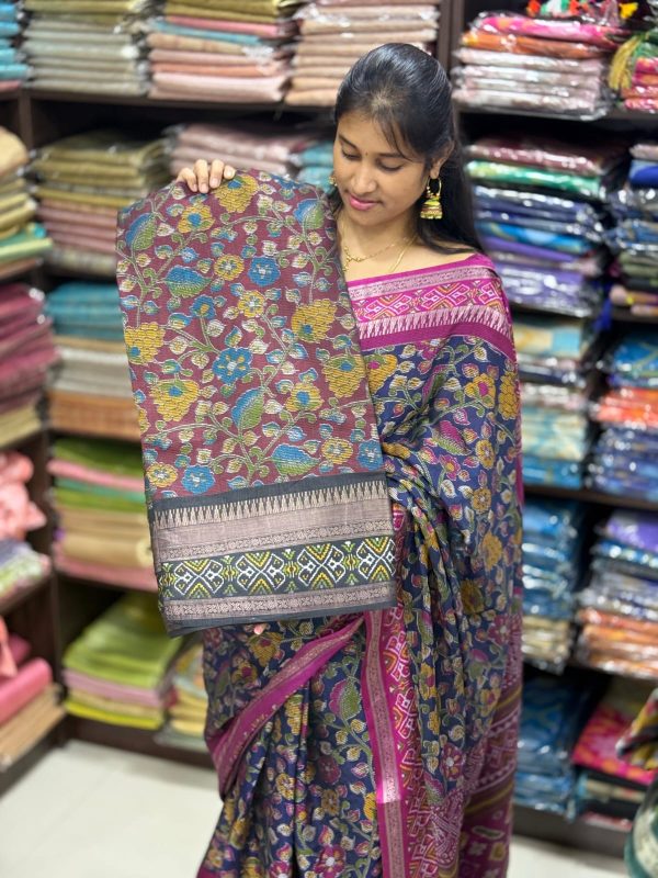 Authentic Kalamkari Silk Saree