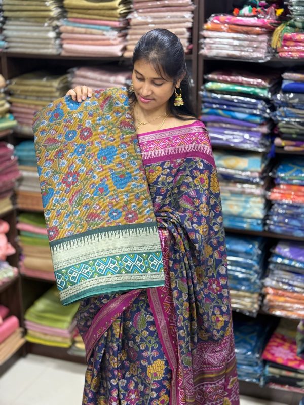Authentic Kalamkari Silk Saree
