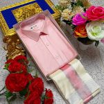 Men's Combo Set: Pattu Shirt and Dhothi