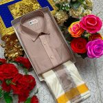 Men's Combo Set: Pattu Shirt and Dhothi