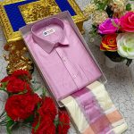 Men's Combo Set: Pattu Shirt and Dhothi