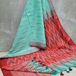 IKKAT LINEN COTTON SAREES