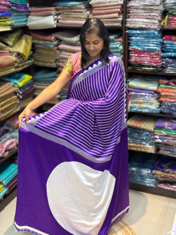 Ajrakh Modal Silk Sarees