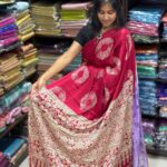 Ajrakh Modal Silk Sarees