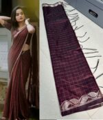 Handloom Mangalagiri silk Saree - Image 2