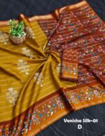 Premium Mysore Crepe Silk Sarees - Image 2