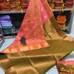 Soft Silk Sarees With Kanchi border