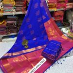 Soft Silk Sarees With Kanchi border