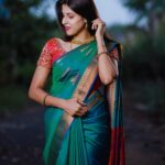 Soft Silk Sarees With Kanchi border