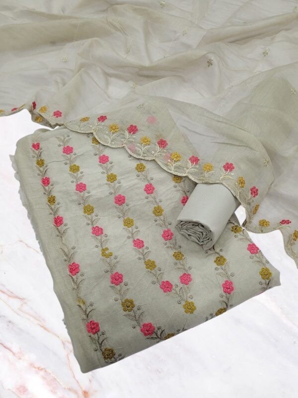 Branded festive wear Salwar (3pcs Set)- Cotton Silk