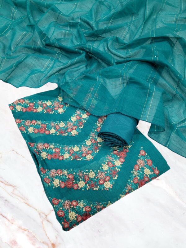 Branded festive wear Salwar (3pcs Set)- Cotton Silk