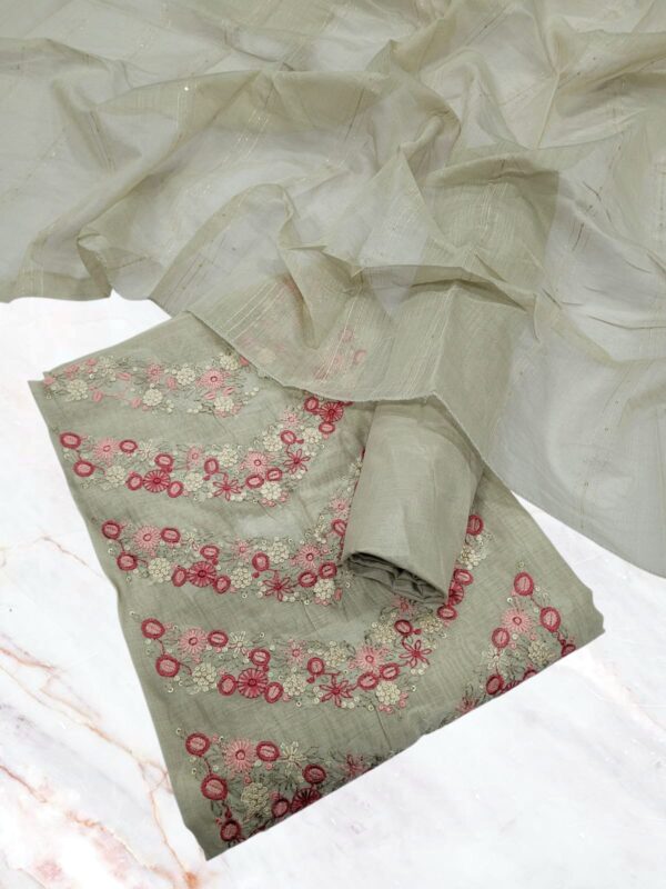 Branded festive wear Salwar (3pcs Set)- Cotton Silk