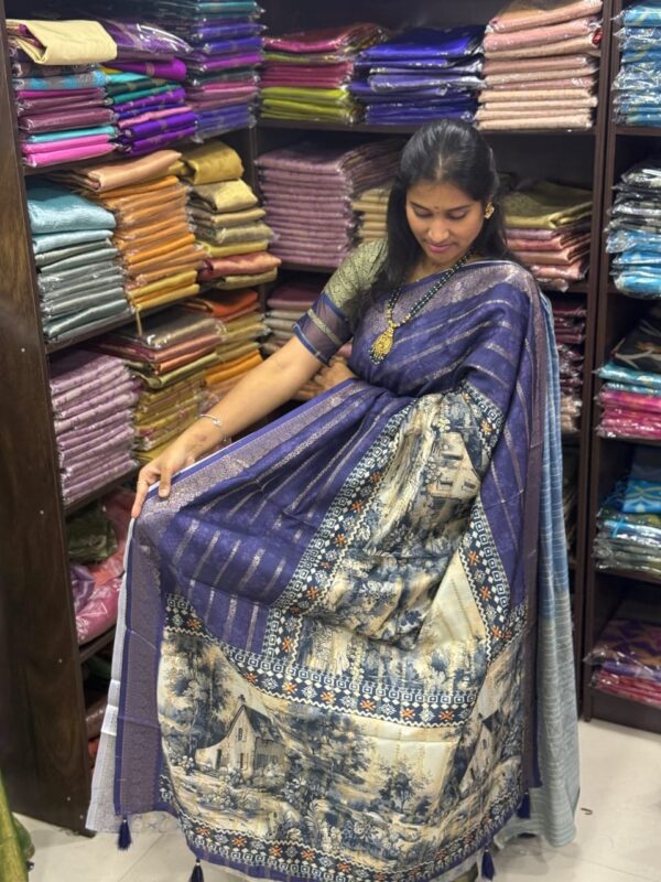 Elite Viscose Tussar silk Sarees