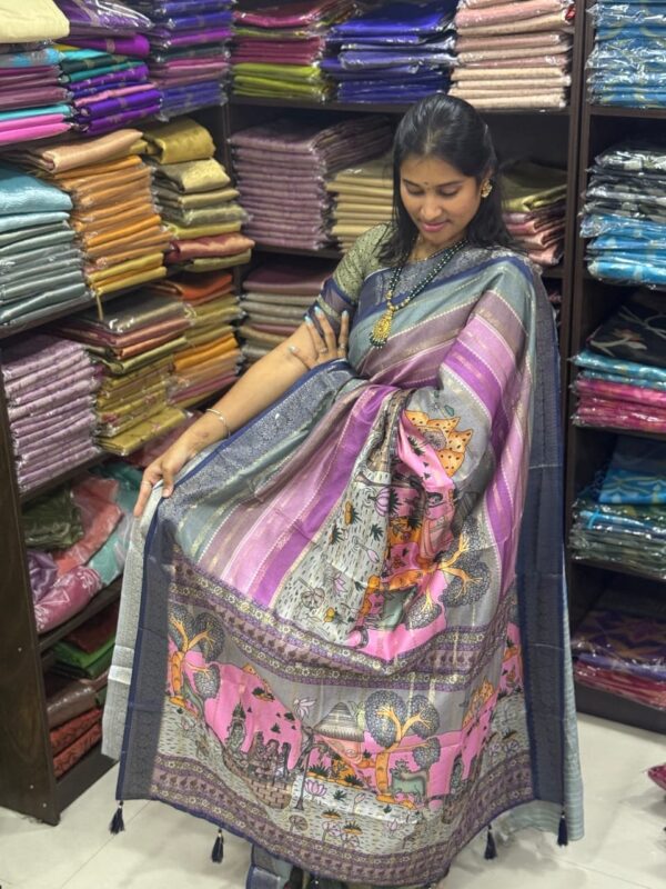 Elite Viscose Tussar silk Sarees