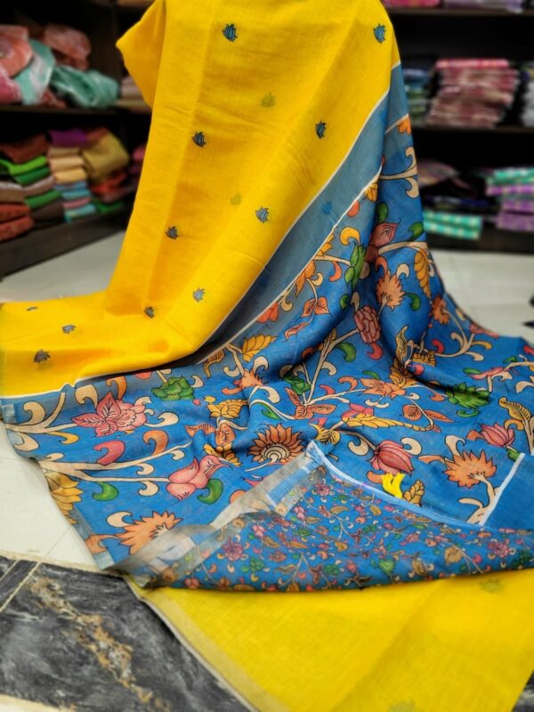 Linen Jute cotton sarees