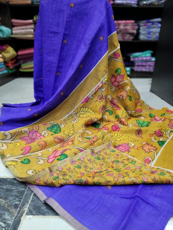 Linen Jute cotton sarees
