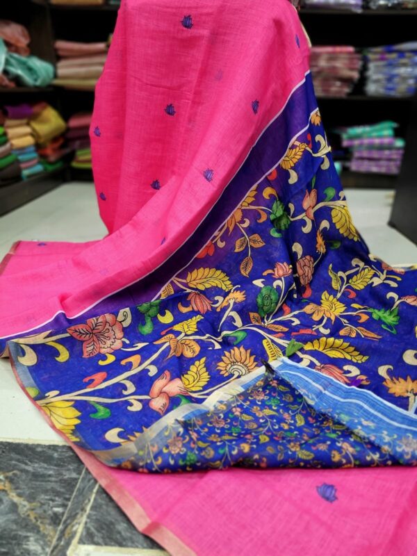 Linen Jute cotton sarees
