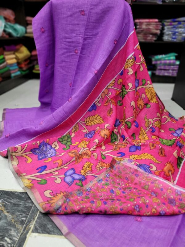 Linen Jute cotton sarees