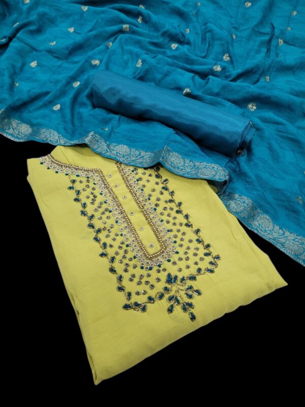 Branded festive wear Salwar with aariwork Design(3pcs Set)