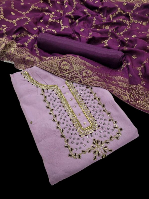 Branded festive wear Salwar with aariwork Design(3pcs Set)