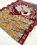 Traditional Mangalagiri Cotton Saree - Image 2