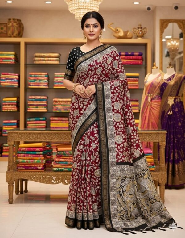 Traditional Mangalagiri Cotton Saree