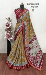 Traditional Mangalagiri Cotton Saree