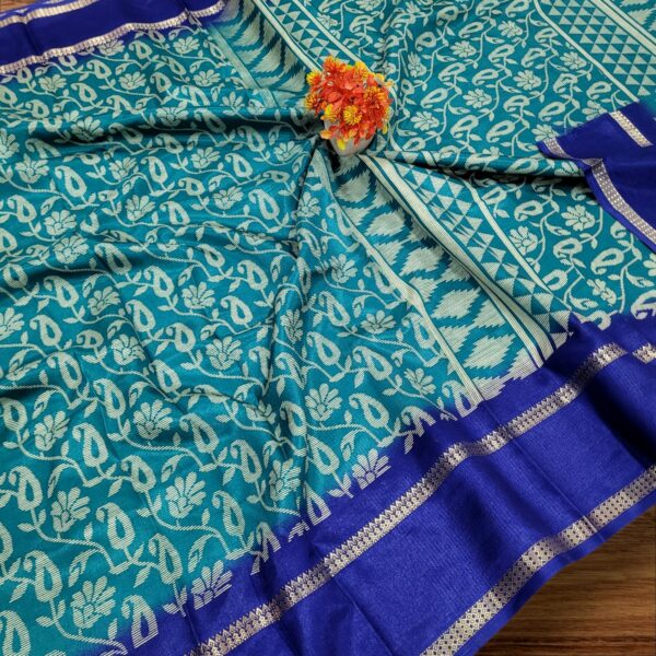 Premium Soft Crepe silk Saree with Rettapetta Border