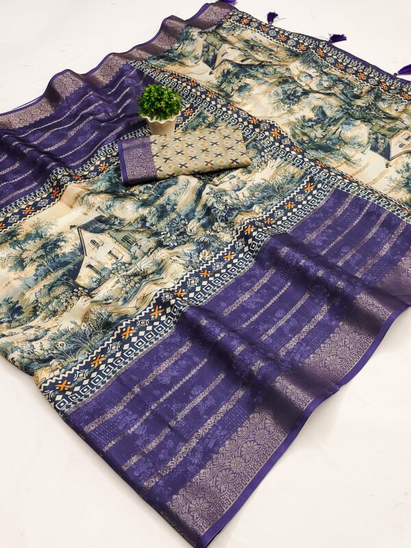 Elite Viscose Tussar silk Sarees
