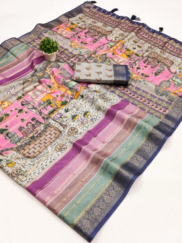 Elite Viscose Tussar silk Sarees