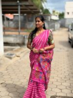 Linen Jute cotton sarees - Image 7