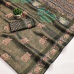 Kalamkari Soft Tussar Sarees