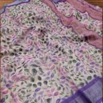 Premium Floral Shimmer silk Saree