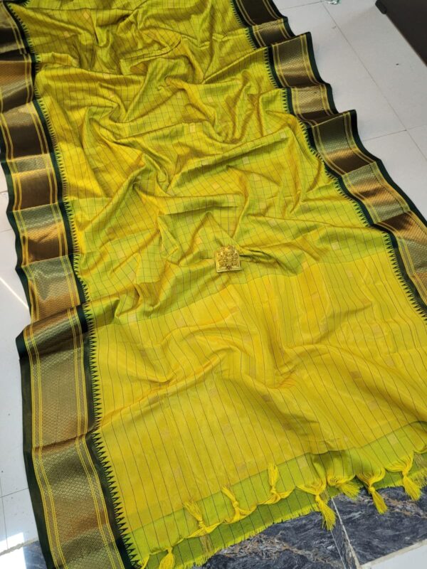 Authentic Maheswari Checks Silk Sarees