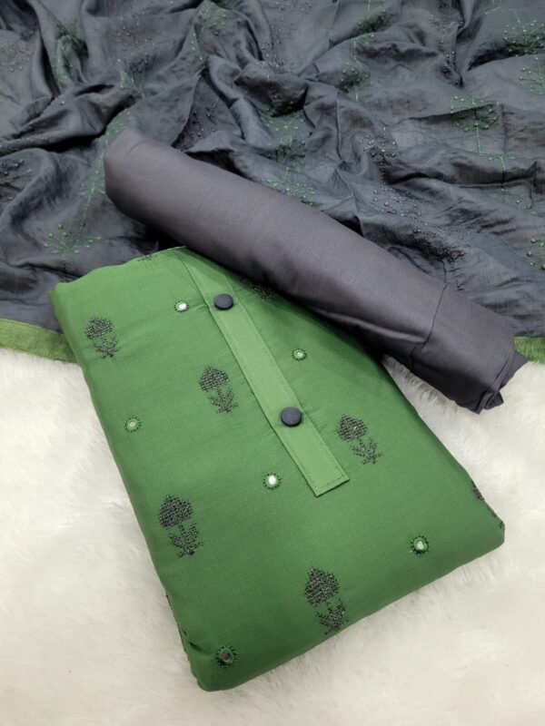 Trendy  soft cotton silk unstitched salwar material