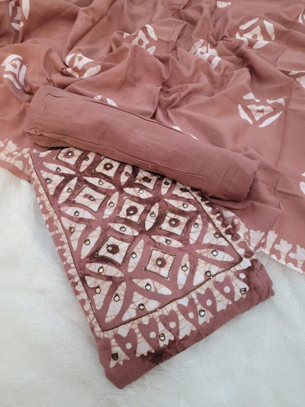Branded Cotton Salwar Materials (Unstitched 3pcs)
