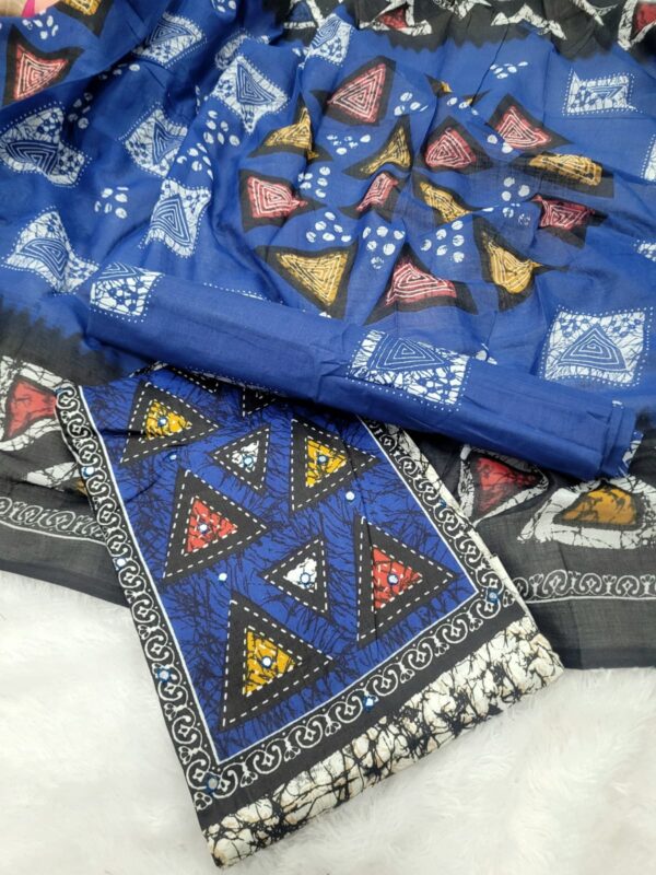 Branded Cotton Salwar Materials (Unstitched 3pcs)